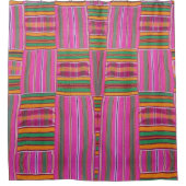 African print duschvorhang (Vorderseite)