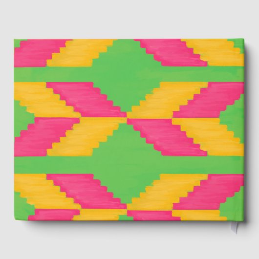 African Print Guest Book Gästebuch (Rückseite)