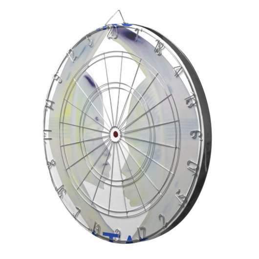 African Print Hakuna Matata Design Dartscheibe (Vorderseite rechts)