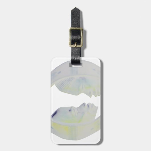 African Print Hakuna Matata Design Gepäckanhänger (Vorderseite vertikal)