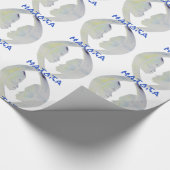 African Print Hakuna Matata Design Geschenkpapier (Ecke)