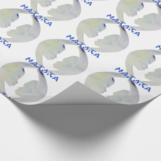 African Print Hakuna Matata Design Geschenkpapier (Ecke)