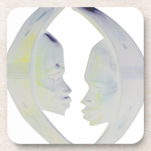 African Print Hakuna Matata Design Getränkeuntersetzer (Vorderseite)