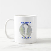 African Print Hakuna Matata Design Kaffeetasse (Links)