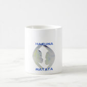 African Print Hakuna Matata Design Kaffeetasse (Mittel)