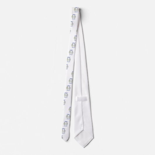 African Print Hakuna Matata Design Krawatte (Rückseite)