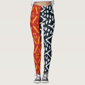 African Print L Leggings (Vorderseite)