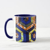 African Print Mug Tasse (Links)