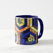 African Print Mug Tasse (VorderseiteRechts)