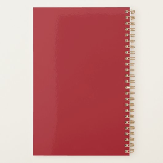 African Print Planer (Rückseite)