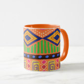 African Print Tasse (VorderseiteRechts)