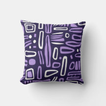 African Print Throw Pillow
