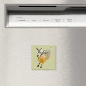 African Pygmy Goat Magnet (In Situ (Geschirrspüler))