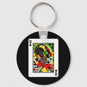 African Queen Card Melanin Black Pride Blm Junetee Schlüsselanhänger
