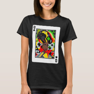 African Queen Card Melanin Black Pride Blm Junetee T-Shirt