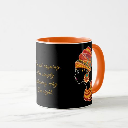 African Queen Combo Tasse (VorderseiteRechts)