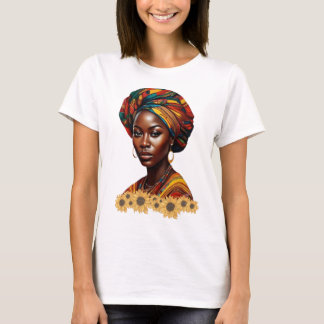 African Queen: Empowerment und Elegant T-Shirt