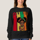 African Queen Girl Women's Sweatshirt (Vorderseite)