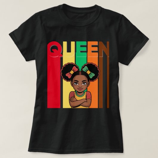 African Queen Girl Women's T - Shirt (Design vorne)