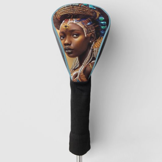 African Queen- Golf Headcover (Vorderseite)