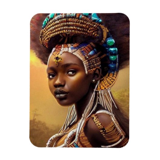 African Queen- Magnet (Vertikal)