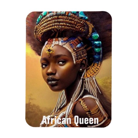 African Queen- Magnet (Vertikal)