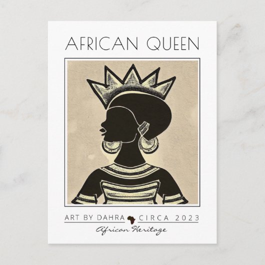 AFRICAN QUEEN POSTKARTE (Vorderseite)