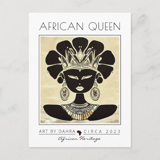 AFRICAN QUEEN POSTKARTE (Vorderseite)