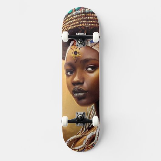 African Queen- Skateboard (Vorderseite)