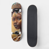African Queen- Skateboard (Vorderseite)