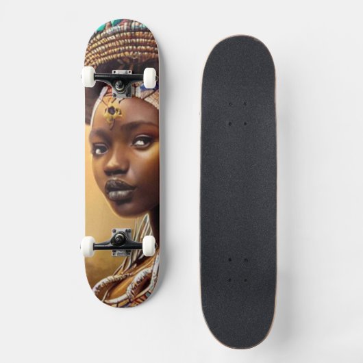 African Queen- Skateboard (Vorderseite)