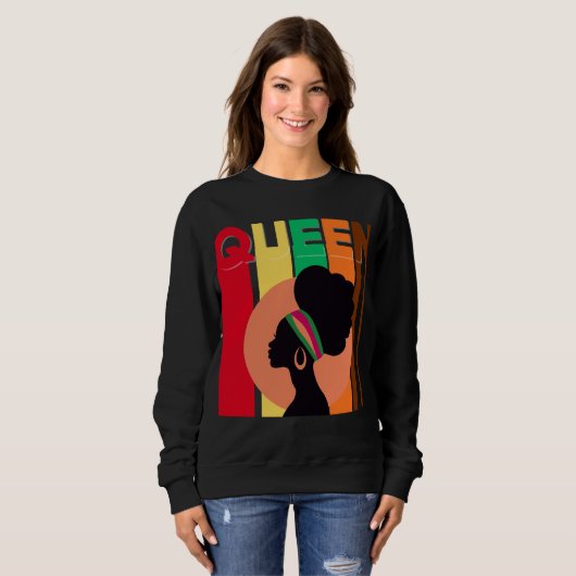 African Queen Women's Sweatshirt (Vorne ganz)