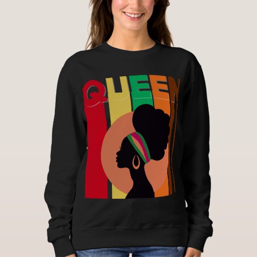 African Queen Women's Sweatshirt (Vorderseite)