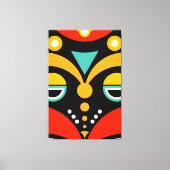 African Rasta Tribal Leinwanddruck (Vorderseite)