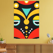 African Rasta Tribal Leinwanddruck (Insitu (Wohnzimmer))