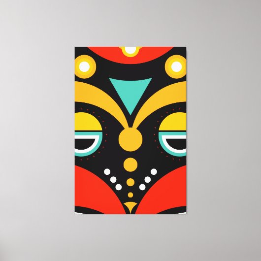 African Rasta Tribal Leinwanddruck (Vorderseite)