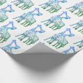 African Romance Wrapping Paper Geschenkpapier (Ecke)