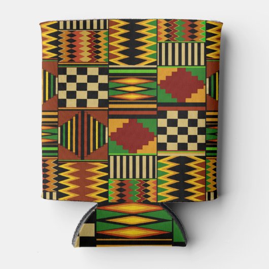 African Royal Kente Cloth Design Dosenkühler (Vorderseite)