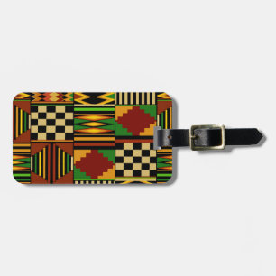 African Royal Kente Cloth Design Gepäckanhänger
