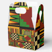 African Royal Kente Cloth  Geschenkschachtel (Geöffnet)