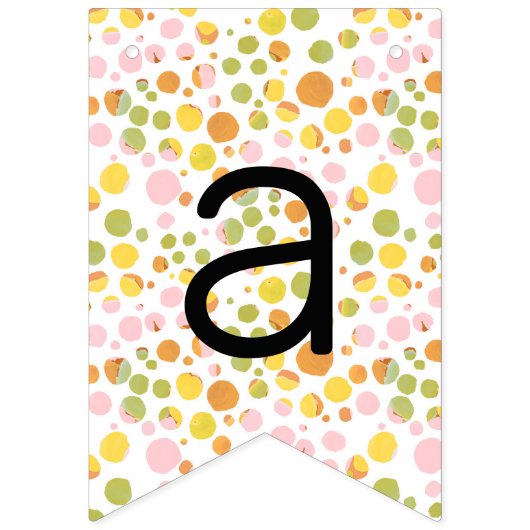 African Safari Animals Teen Boho Happy Birthday Wimpelkette (Dritte Fahne)