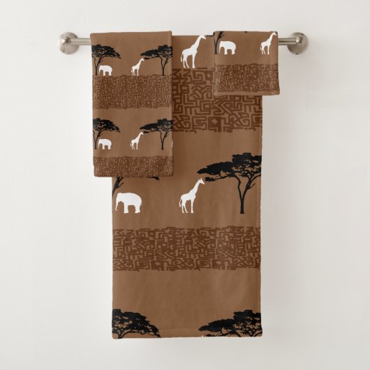 African Safari Badhandtuch Set (Insitu)