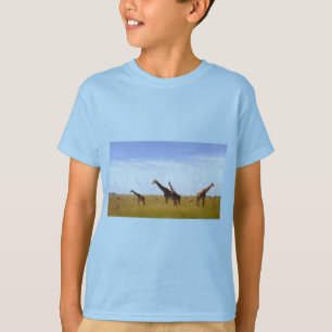 African Safari Giraffe Kenya Nairobi Nationalpark T-Shirt