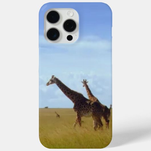 African Safari Giraffes Case-Mate iPhone Hülle (Rückseite)