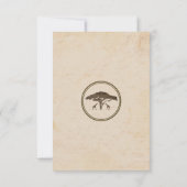 African Safari Giraffes Tree Wedding Tischnummer (Rückseite)