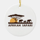 African Safari Keramik Ornament (Vorne)