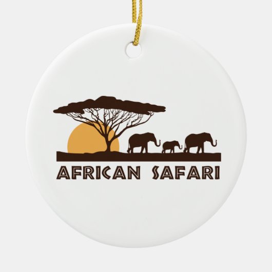 African Safari Keramik Ornament (Vorne)