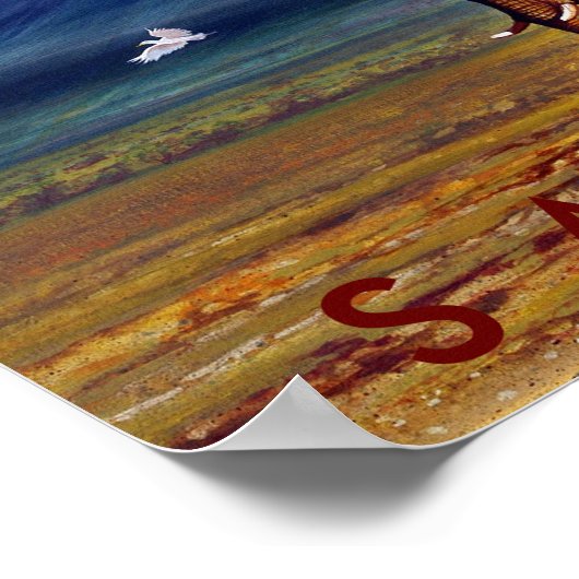 African Safari Poster (Ecke)