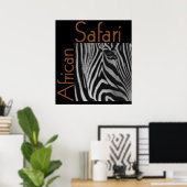 African Safari Print Poster (Heimbüro)