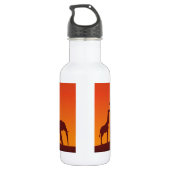 African Safari Silhouette - Liberty Bottle Edelstahlflasche (Rückseite)